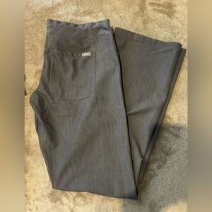 Figs Charcoal Straight-Leg Medical Scrub Pants